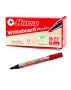 ปากกาไวท์บอร์ด หัวกลม สีแดง ตราม้า