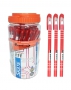 ปากกาลูกลื่นสเก็ต 0.5 สีแดง ควอนตั้ม